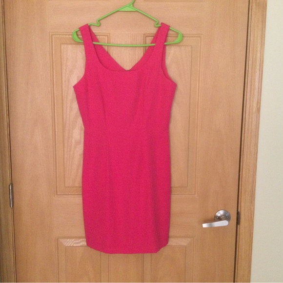 My Michelle Fuchsia Sleeveless Dress - Picture 1 of 3